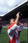 Eindhoven 6 mei 2001
PSV-Heerenveen 3-0
PSV Landskampioen 2000/2001
Arnold Bruggink