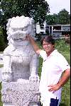 24 juni 2001
Het huis, zwembad en tuin van Emile Ratelband