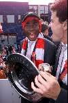 Eindhoven 6 mei 2001
PSV-Heerenveen 3-0
PSV Landskampioen 2000/2001
Eric Addo
