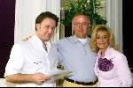 Den Hag 9 mei 2001
Harry Mens en Connie Breukhoven.
Harry 18 kg afgevallen.