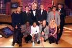 Aalsmeer 18 juni 2001
Surprise feest van Henny Huisman vanwege zijn 50e verjaardag  
Henny met, Ron Brandsteder, Andre v Duin, Gerard Joling, Helmut Lotti, Replay, Desree en Tony Neef