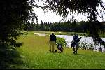 Lage Vuursche golfbaan, 11 juni 2001
Golfen