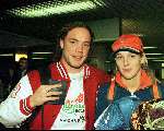 Eindhoven 25 juni 2001
Marianne Timmer en Kevin Overland