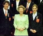 Eindhoven 26 juni 2001
Marianne Timmer en Gianni Romme