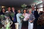 Enschede 27 mei 2001 Golfen
Nat. Kampioenschap matchplay voor clubteams 
Dames: Oude Maas-Noordwijkse 12-6
Heren:  De Haagsche-De Pan        12-6
Frans Severeijns