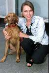 Amsterdam 14 juni 2001
Presentatie van het nieuwe internetbedrijf van Johnny de Mol Jr.
Nova van Dijk met haar hond