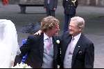 Utrecht 8 juli 2000
Trouwen  Prins Bernhard Jr en Annette Sekreve in domtoren in Utrecht.
met pieter v Vollenhoven