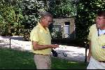 EINDHOVEN, 12 SEPTEMBER 1999
Golfbaan Welschap Slachtofferhulp
Henk Heister met Pieter v Vollenhoven