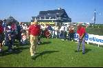1993 Pieter v Vollenhoven op de eerste tee van de Noordwijksche Golfclub bij een pro-am
Frans Severeijns
Golfen
