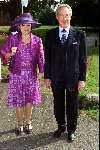 Breukelen 13 juni 2001
Haringparty op Neyenrode.
Mevr Schreuder en haar man van biodermal