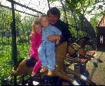 Andre Hazes met zijn twee jongste kinderen