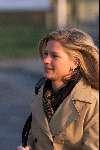 Amsterdam 11 april 2000
Emily Bremers op Schiphol.