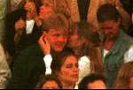 Emily Bremers, vriendin vanPrins Willem-Alexander hier op de foto gemaakt tijdens een concert van Rene Forger in \
