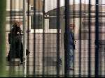 Emily Bremers en Prins Willem Alexander gefotografeerd op de trappen bij het paleis van Prins Willem Alexander.
Den Haag.
Den Haag 21 april 1998
