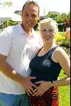 Fijnaart 23 juni 2002
1e verjaardag Christiaan Mariska en Frans Bauer