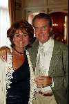 Den Haag 3 juni 2002
Haringparty bij hotel des Indes.
Hennie Cruyff en Christine Kroonenberg