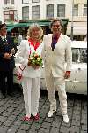 Breda 11 juni 2002
Trouwen Johnny Lion op stadhuis Breda.