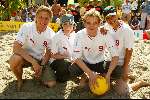 Rotterdam 2 juni 2002
Beachvolleybal tournoor van THE BAR
Sander Foppele en Winston Post
Sonja Silva Kim Lian v d Meij