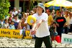 Rotterdam 2 juni 2002
Beachvolleybal tournoor van THE BAR
Kim Lian v d Meij