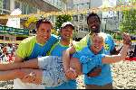 Rotterdam 2 juni 2002
Beachvolleybal tournoor van THE BAR
Mathias Scholten Joost Buitenweg John Williams en Anneke Beukman