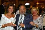 Den Haag 3 juni 2002
Haringparty bij hotel des Indes.
Sjaak Snoek met vrouw (r)