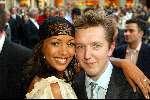 Amsterdam 27 juni 2002
Premiee Bad Company in Tushinsky
Sonja Silva met een vriend
