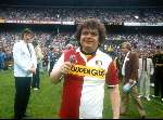 De Kuip Feyenoorstadion 1985
Afscheid Wim v Hanegem
Optreden andre Hazes in een Feyenoord-shirt
Op achtergrond Jan v Dooren
