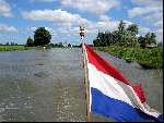 Villa aan de Vecht
Sloepentocht met nederlandse vlag