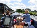 De Vecht sloep met heerlijk eten