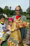Kaatsheuvel 22 juni 2003
Opening nieuwe show in de efteling
Hugo Metsers III met dochter