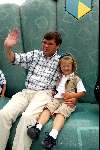 Kaatsheuvel 22 juni 2003
Opening nieuwe show in de efteling
Jan Peter Balkenende met dochter