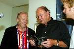 Amsterdam 2 juni 2003
presentatie dvd 3 musketiers in pand van joop v d ende theaterprodukties in amsterdam
ramses shaffy joop v d ende en bastiaan ragas