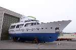 Den Bosch 14 april 2001
Jumbo IV van Prins Bernhard bij Moonen Shipyards
voor onderhoud na brand.