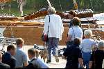 Muiden 1 juni 2003
Koningin Beatrix varen met de groene draeck