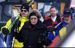 Lech 6 februari 2000
Koningin Beatrix met diverse mensen op skievakantie