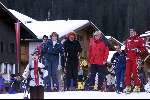 Lech 7 februari 2001
Koningin Beatrix  en Prinses Margriet op ski vakantie in Lech.
Beveiliging