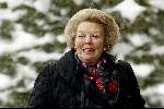 Lech 8 februari 2003
Koningin Beatrix in de sneeuw