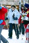 Lech 8 februari 2003
Koningin Beatrix op skivakantie in Lech
