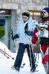 Lech 8 februari 2003
Koningin Beatrix op skivakantie in Lech