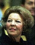 Heerenveen 13-03-99
Koningin Beatrix bij het WK Schaatsen