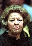 Heerenveen, 13-03-99
Koningin Beatrix bij WK Schaatsen