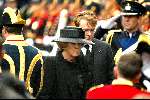 Delft 15 oktober 2002
Begrafenis Prins Claus.
Koningin Beatrix en Prins Friso