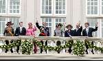 Den Haag16 september 2003
Prinsjes dag 2003. Pieter v Vollenhoven, Prinses Laurentien, Prins Friso, Prins Willem Alexander, Koningin Beatrix, Maxima Prins Constantijn en prinses Margriet