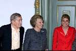 Den Haag 16 december 2000
Verloving van Prins Constantijn en Laurentien Brinkhorst.
Prins Claus, Koningin Beatrix