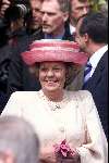Den Haag 17 mei 2001
Trouwen Prins Constantijn en Prinses Laurentien Brinkhorst.
Koningin Beatrix