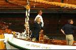 Muiden 18 augustus 2002
Koningin Beatrix varen met de Groene Draeck