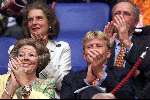 Amsterdam 21 juni 2000 euro 2000
Nederland-Frankrijk 3-2
Koningin Beatrix en Prins Willem Alexander
