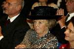 Tilburg 21 november 2002
Koningin Beatrix en Prins Willem Alexander bij eredoctoraat Kofi Annan
