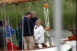 Muiden 25 mei 2003
Koningin Beatrix varen met de groene draeck