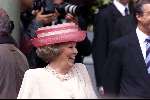Den Haag 17 mei 2001
Trouwen Prins Constantijn en Prinses Laurentien Brinkhorst.
Koningin Beatrix